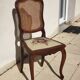 Antique Louis XV style chair in walnut