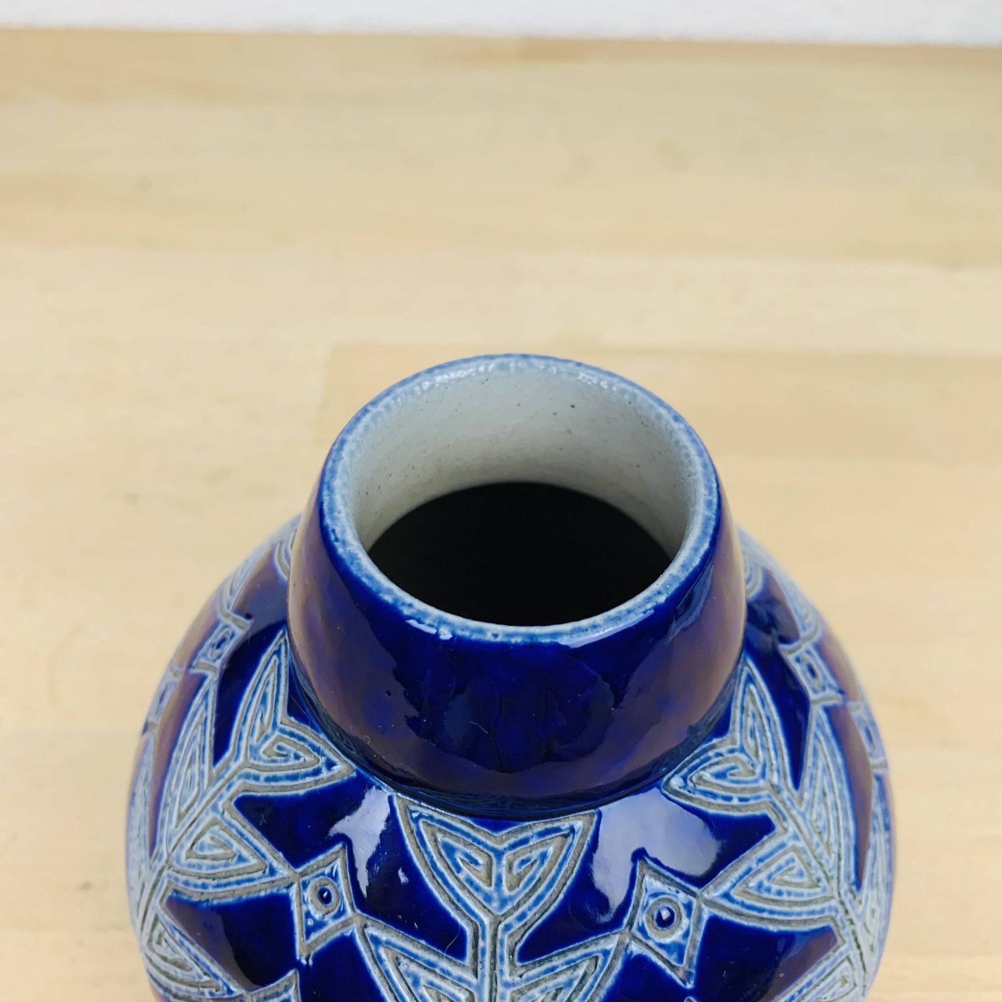 Art Deco Alsace sandstone vase 510, Hubert Krumeich-Remmy in Oberbetschdorf