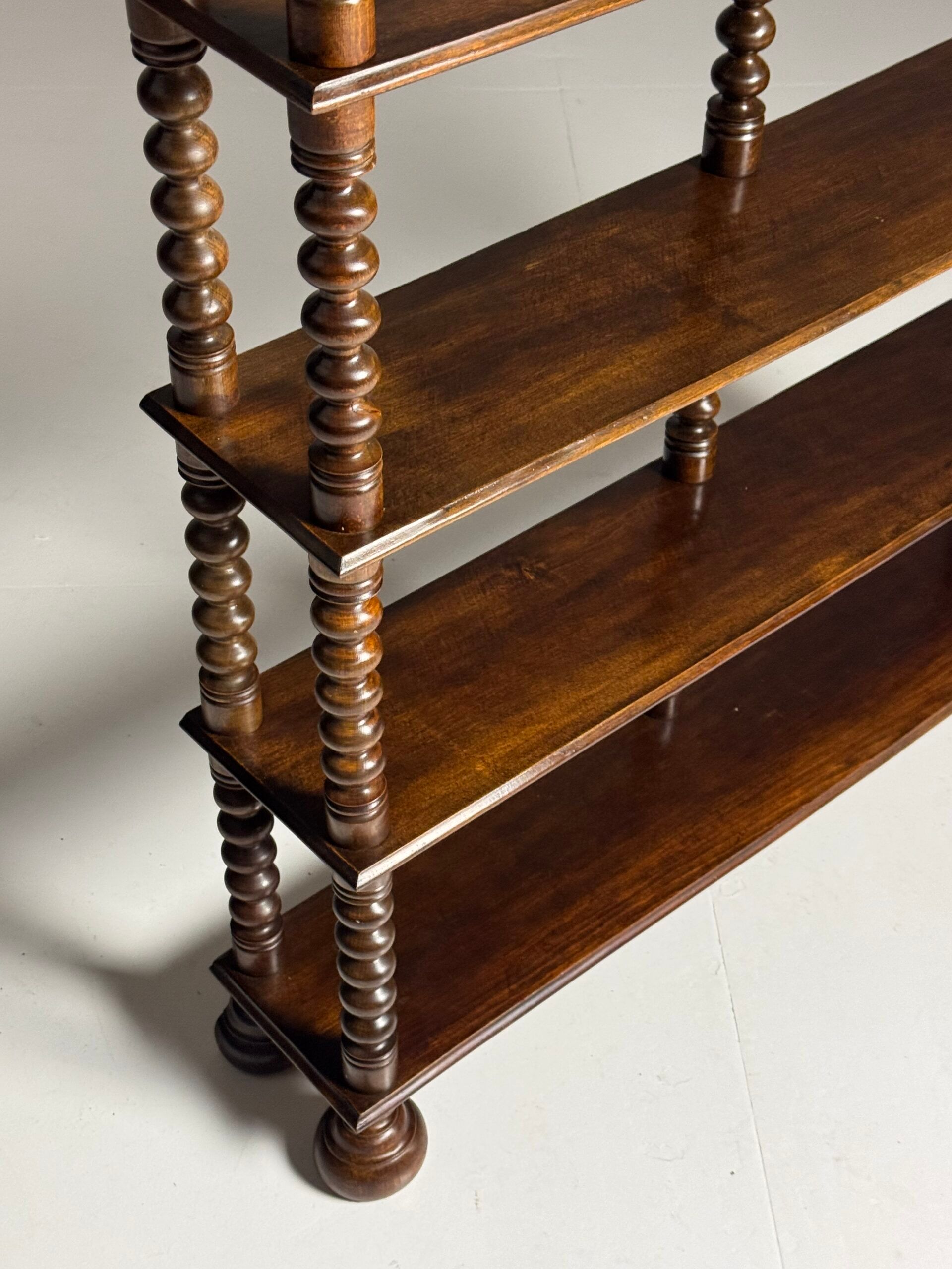 Bobbin bookcase / French antique bookshelf