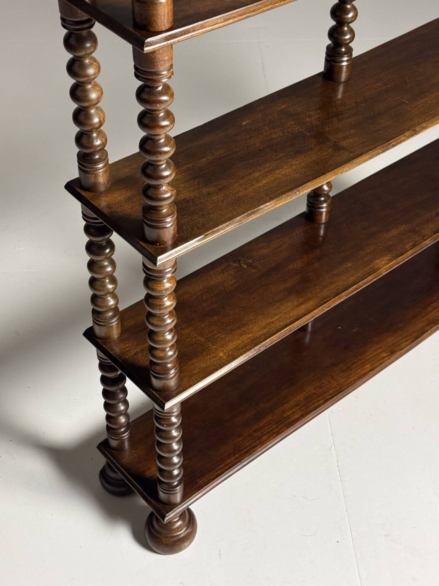 Bobbin bookcase / French antique bookshelf