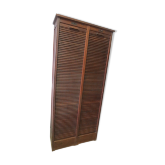 Double 50s curtain cabinet