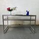 Aluminum and Glass Desk
