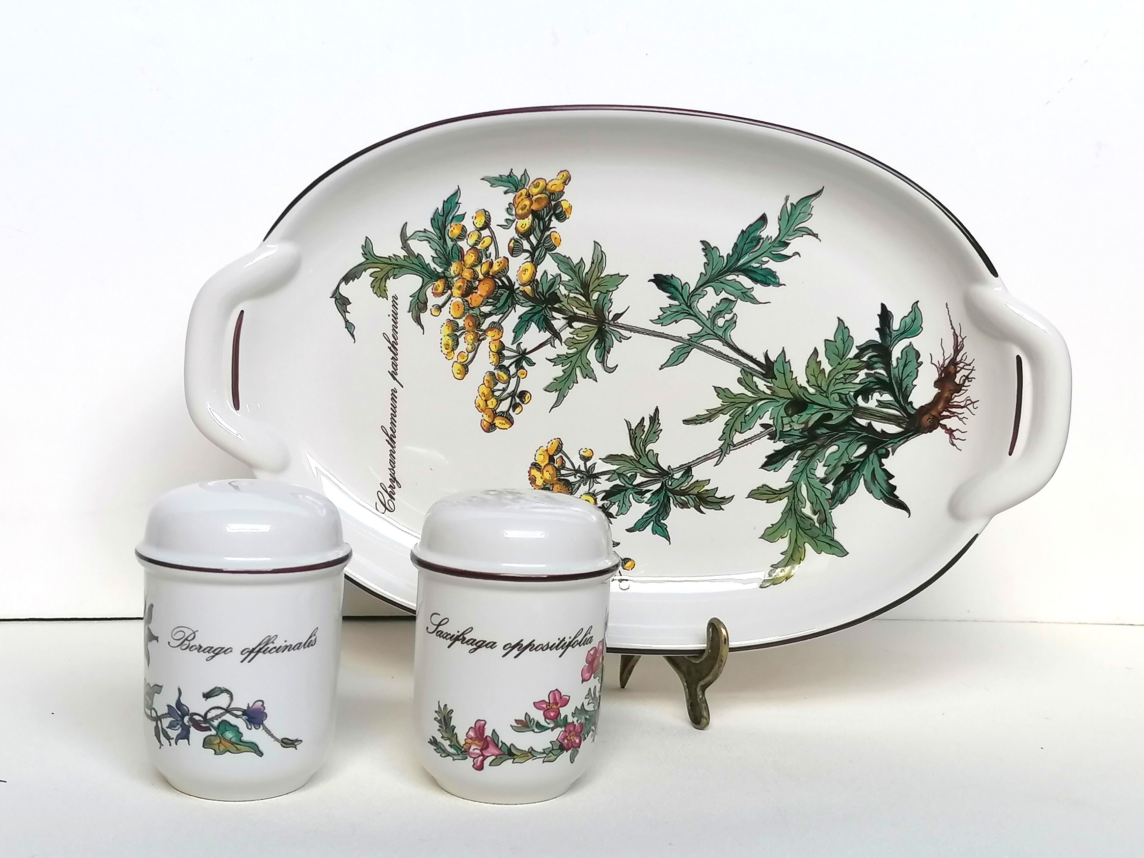 Ravier Villeroy and Boch botanical décor
