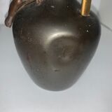 Pair of bronze pitcher vases