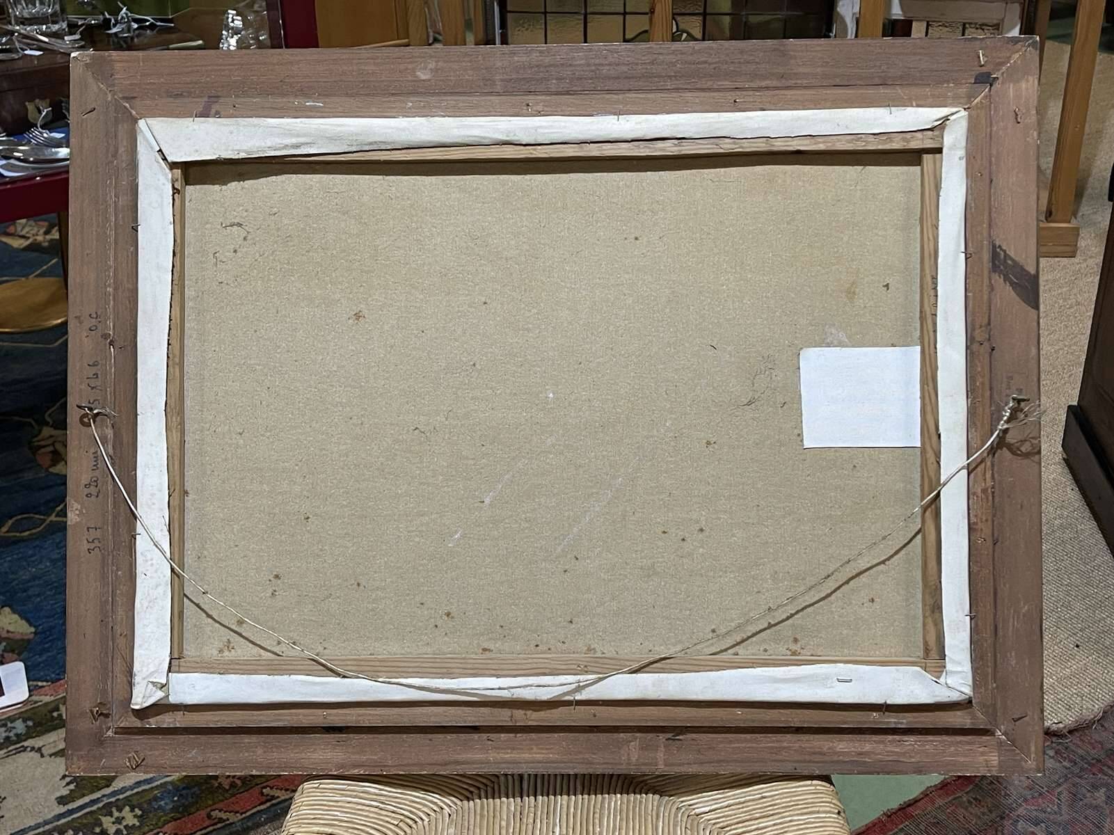 Huile sur toile signée FRAVAL LE DEMAZEL - Bord de Mer - Paimpol