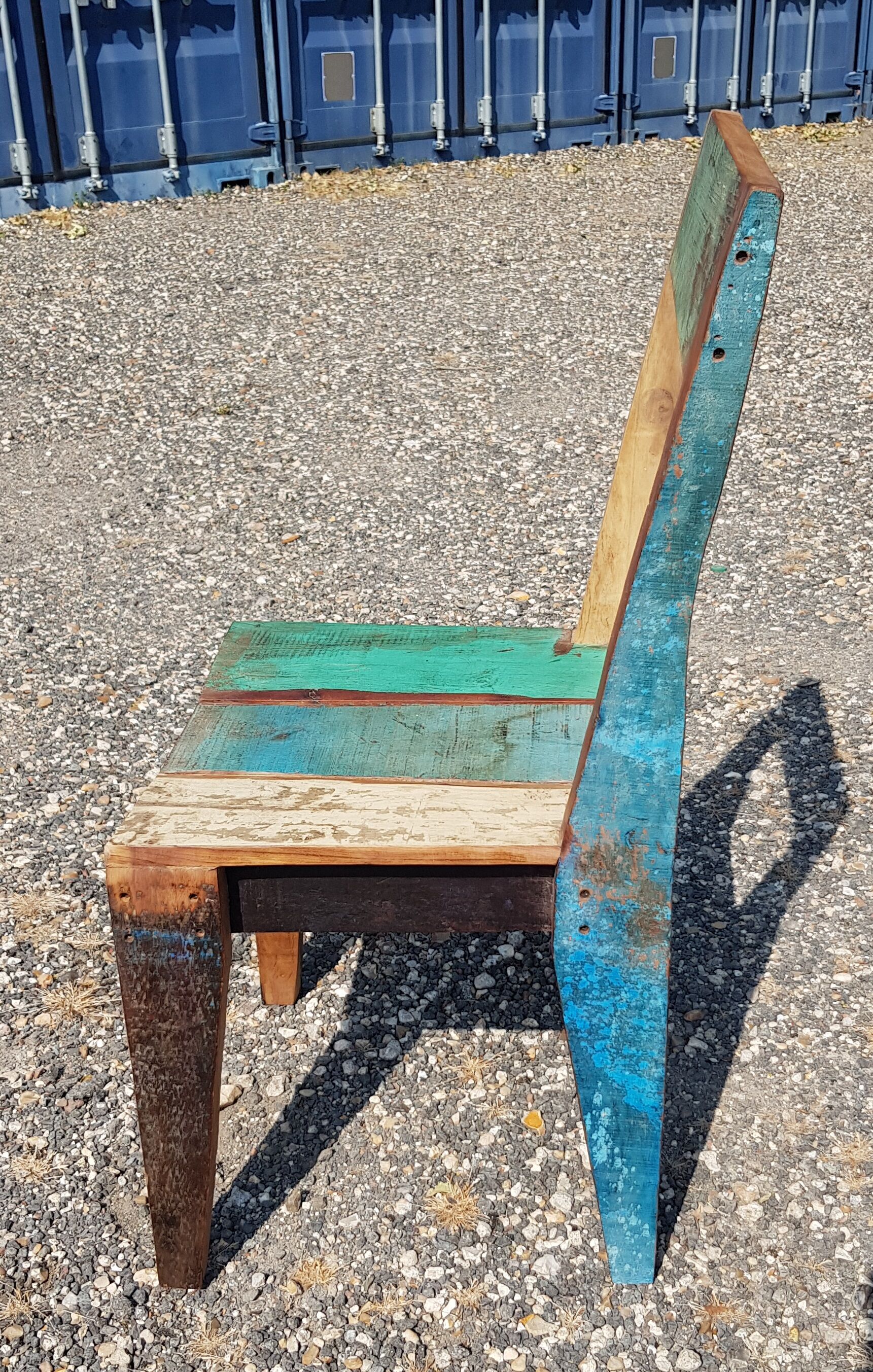 Teak table with 6 chairs
