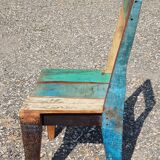 Teak table with 6 chairs