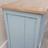 Parisian buffet wood and pastel