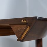 Mid-Century Rosewood Extendable Table by Ole Hald for Gudme Møbelfabrik, 1970s