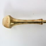 Vintage brass fireplace accessory set
