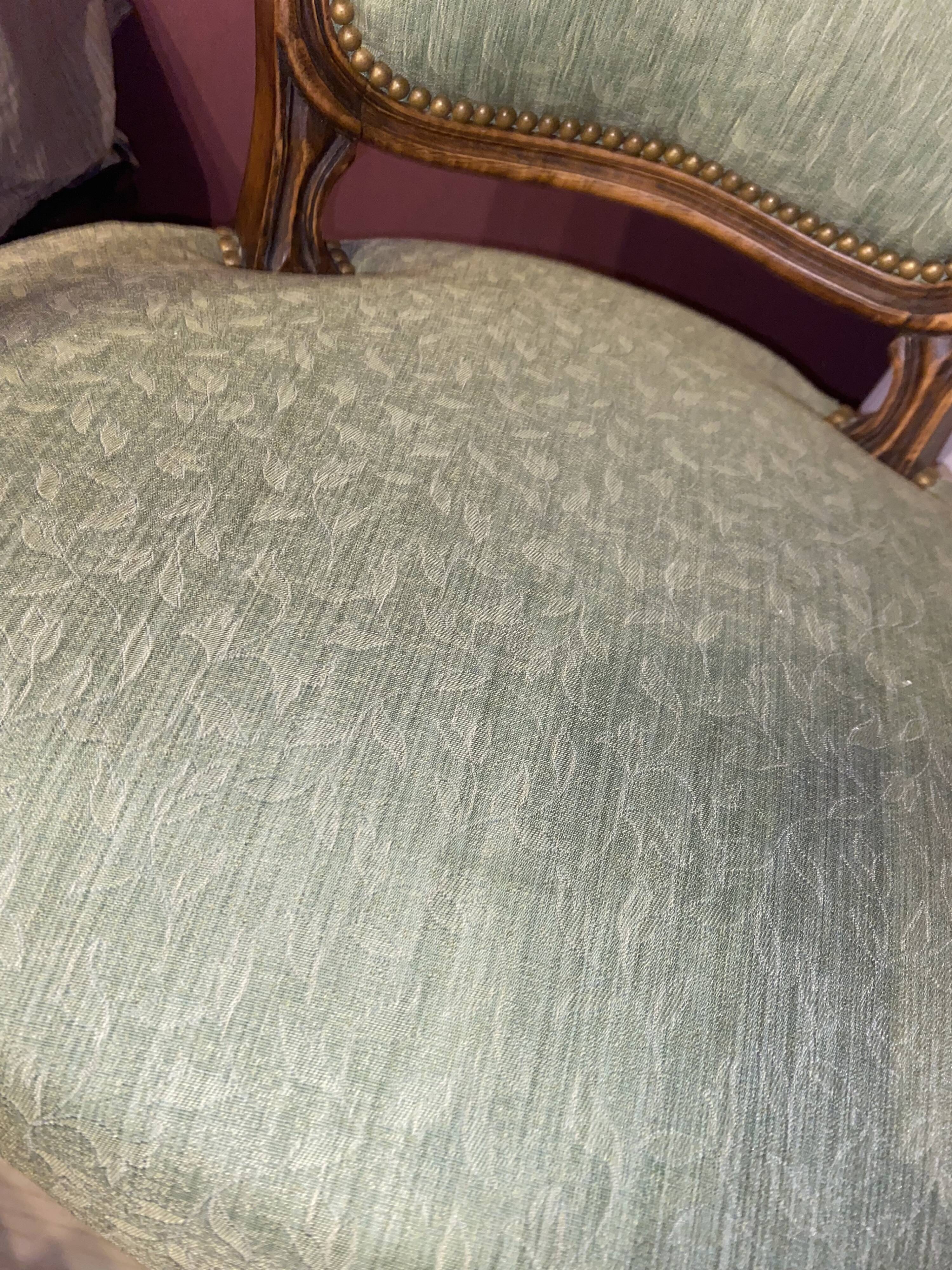 Louis XV style cabriolet armchairs