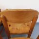 Set of 6 vintage Scandinavian armchairs by Rainer Daumiller in pine from the 1960s.