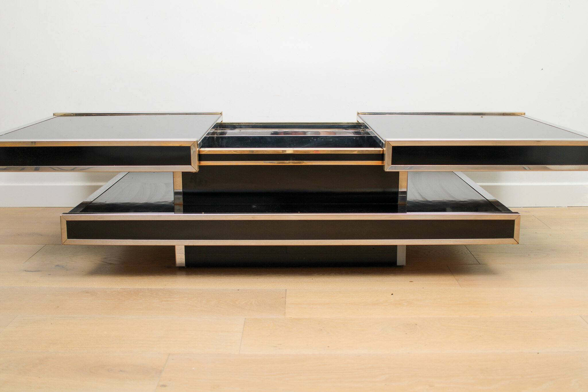 A vintage mid-century Willy Rizzo coffee table for Mario Sabot