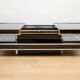 A vintage mid-century Willy Rizzo coffee table for Mario Sabot
