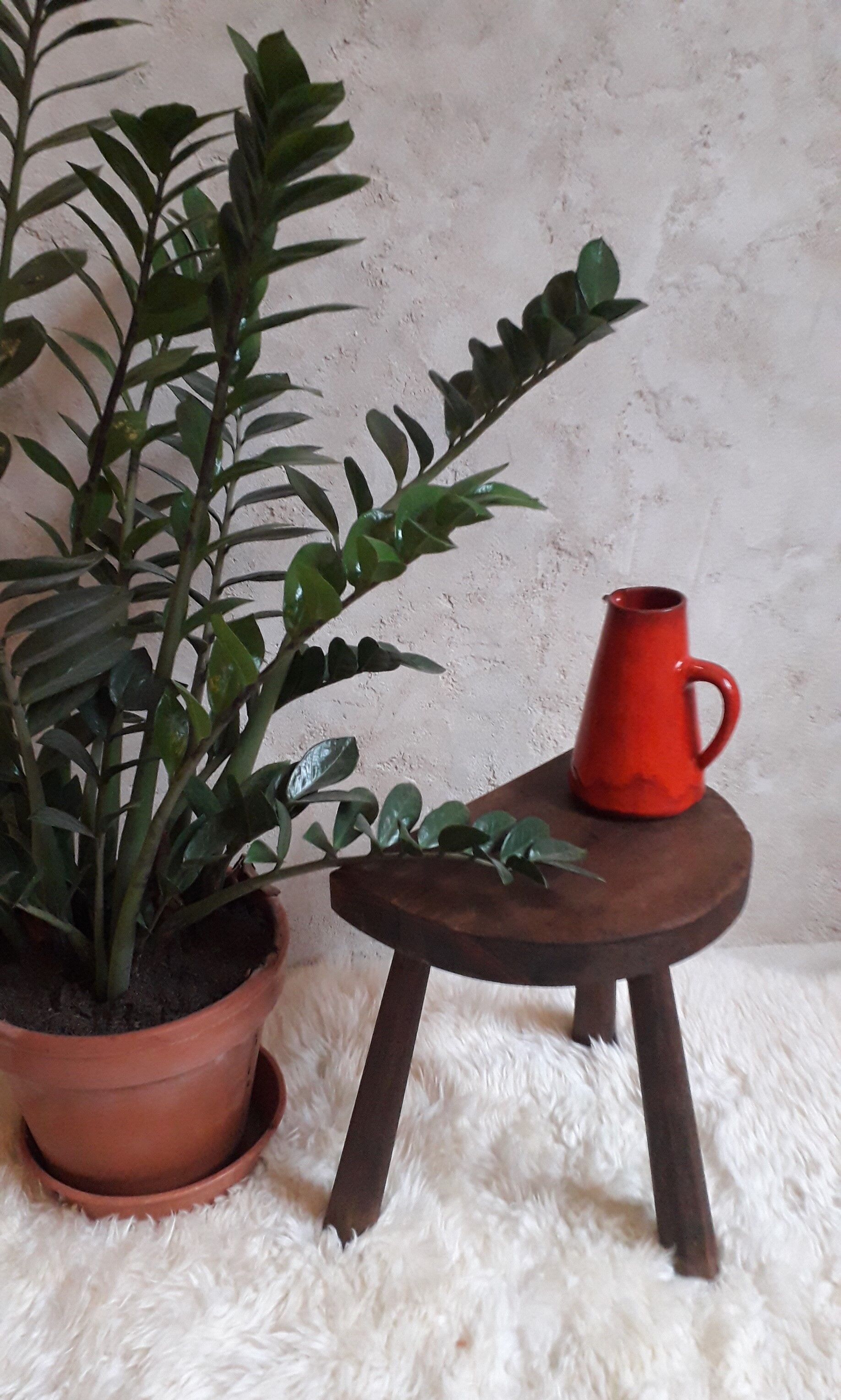 Tabouret de ferme tripode en bois