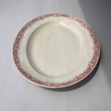 Grand plat de service Terre de fer oval Saint Amand modèle Maroc