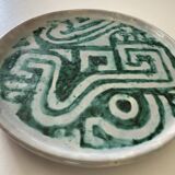 Vintage ceramic plate, 60s design