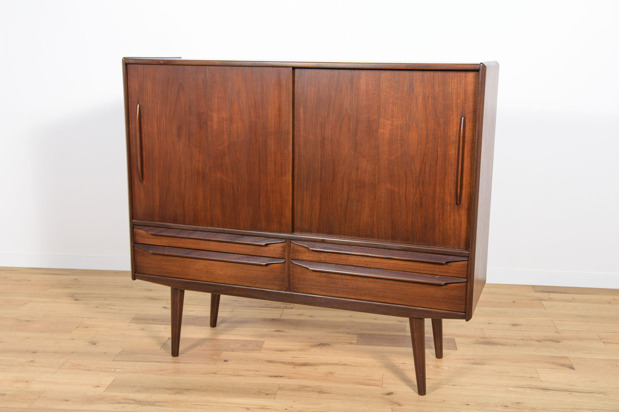 Mid century Danish Teak Highboard, 1960s