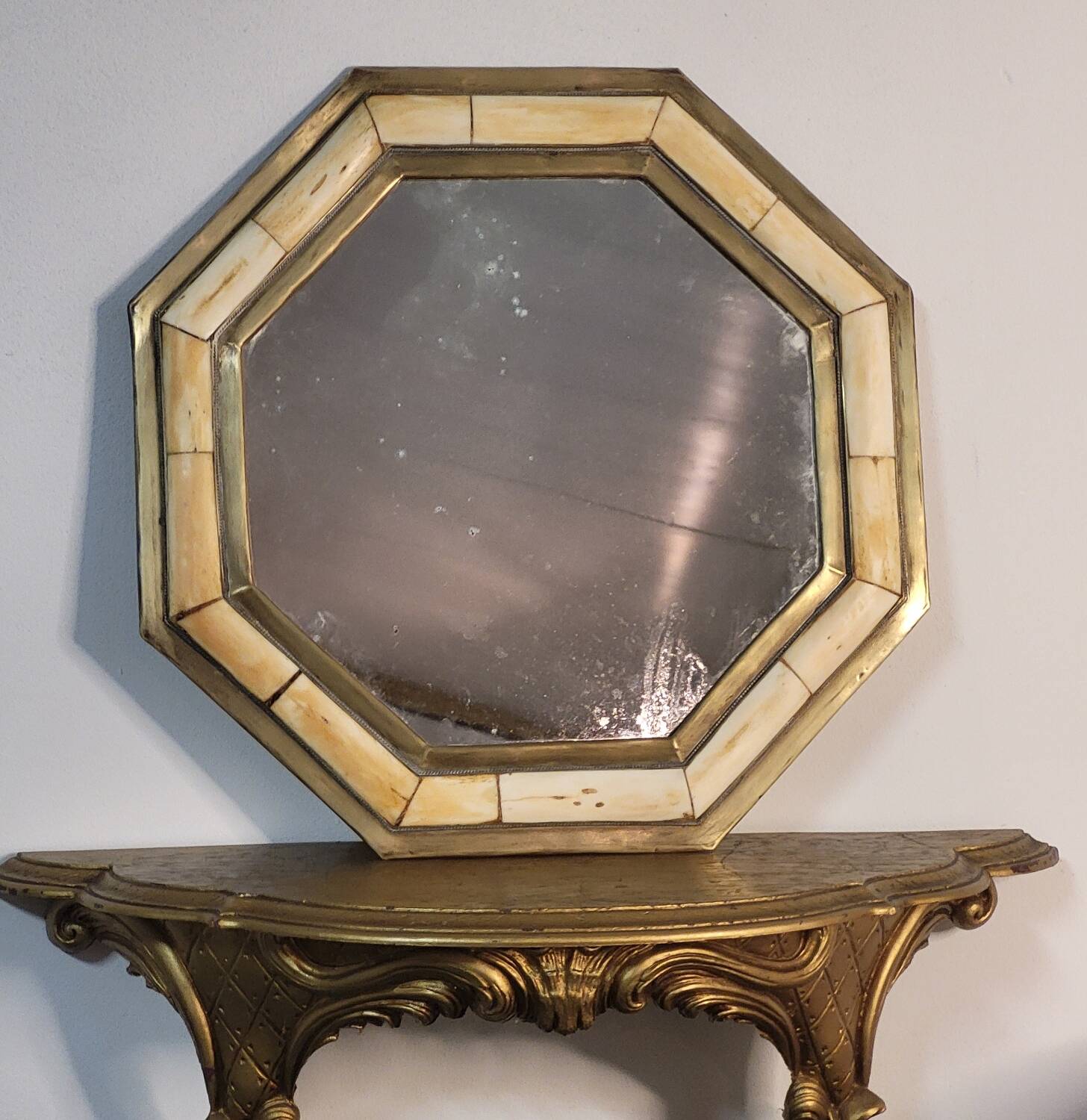 Brass mirrors
