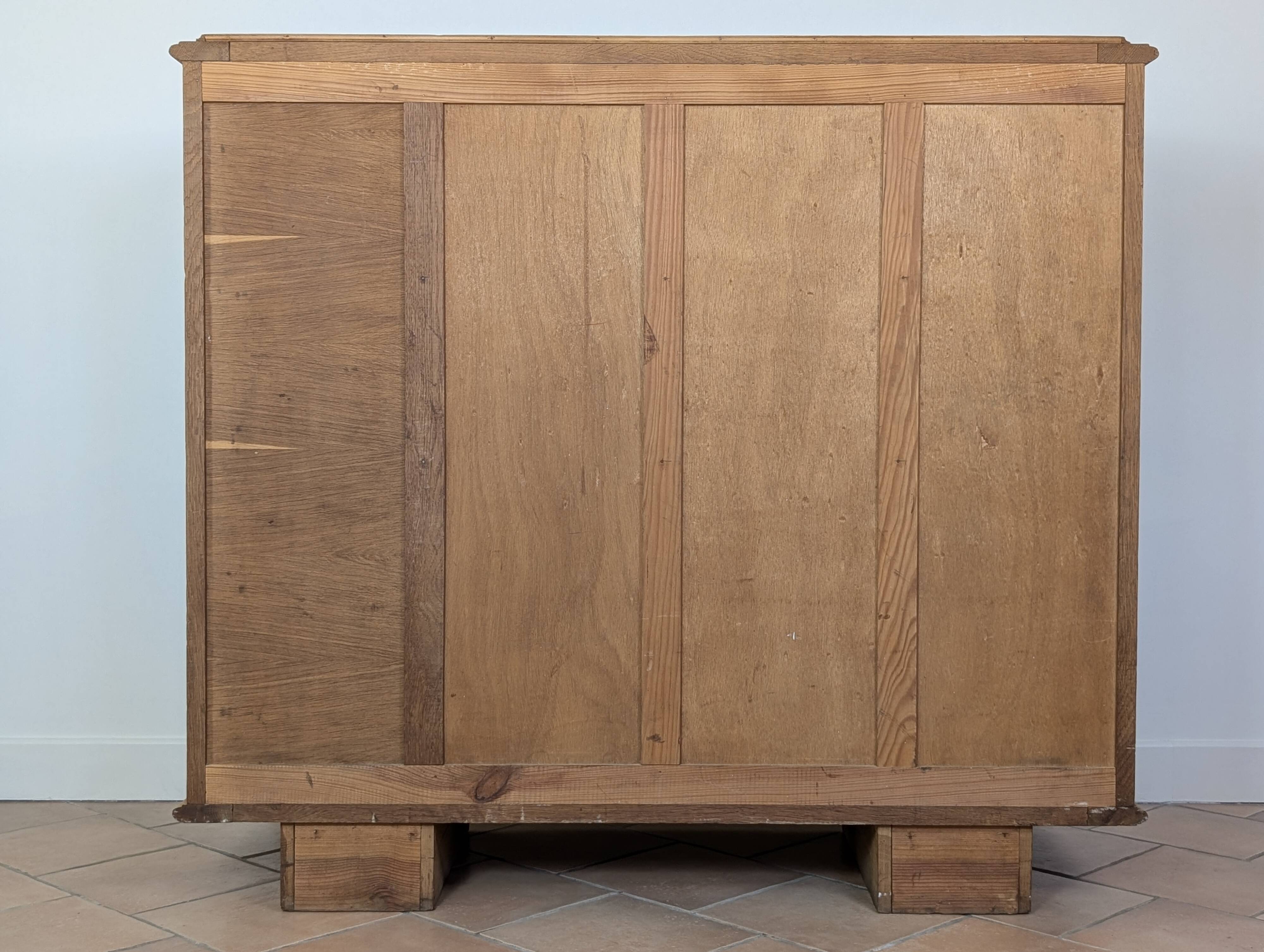 Raw oak sideboard