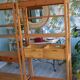2 bibliothèques étagères en pin massif