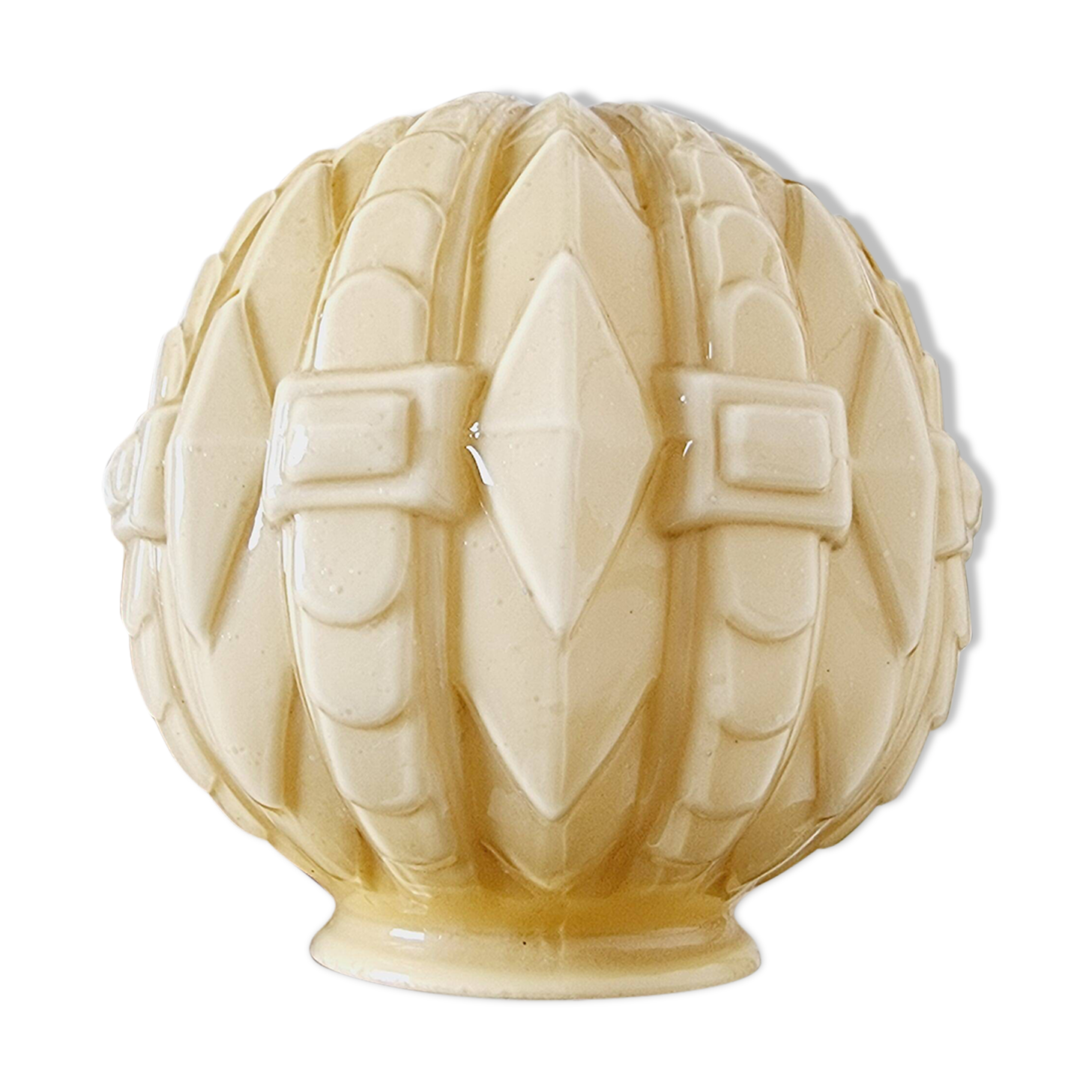 Glass lampshade for authentic Art Deco lamp from the 30s-40s