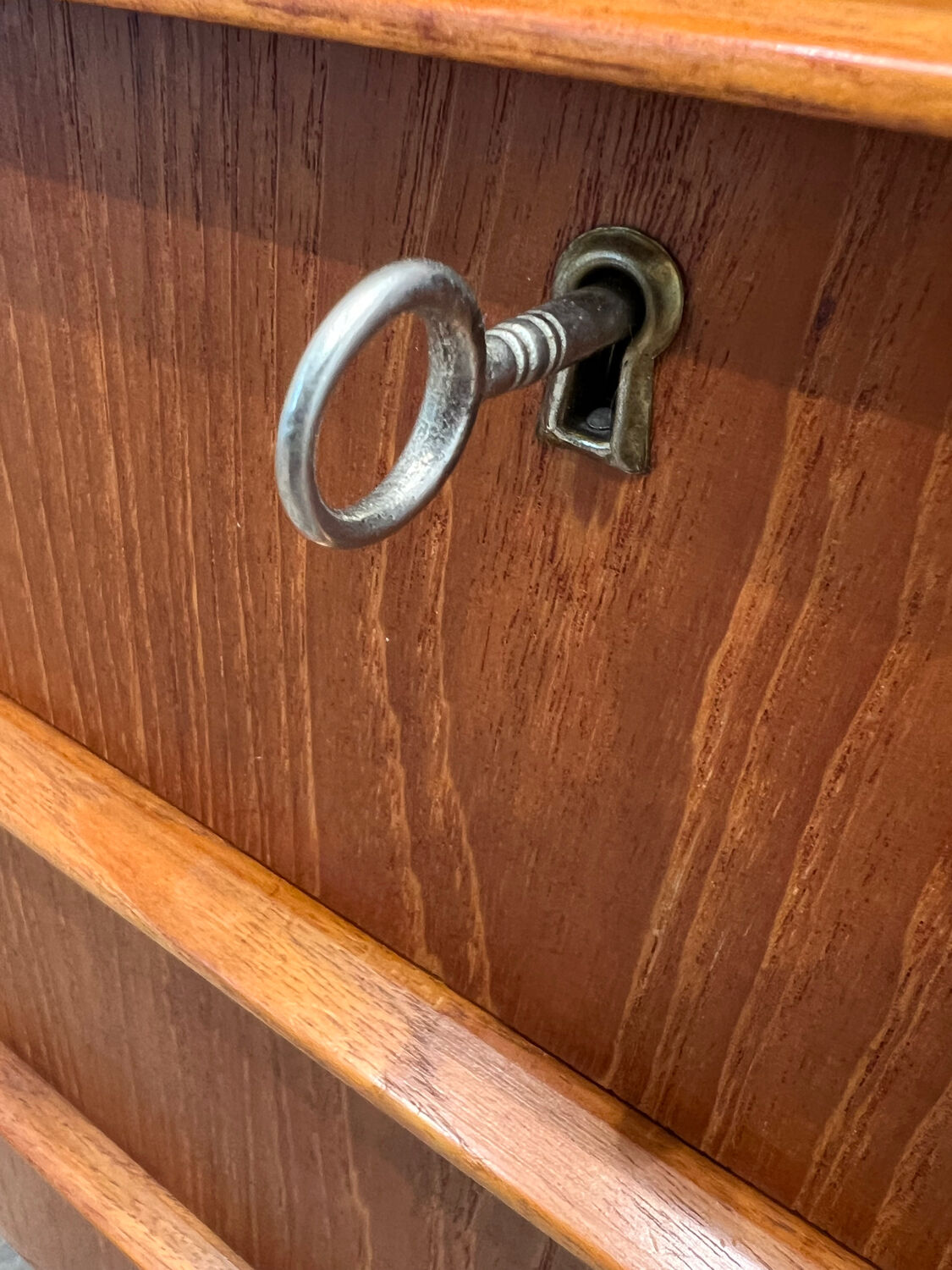 Scandinavian teak secretary desk, 1960s