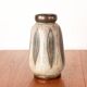 Art Deco period vase in green and gray glazed ceramic by Edouard G