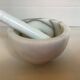 Marble mortar and pestle