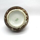 Limoges enameled porcelain ball vase