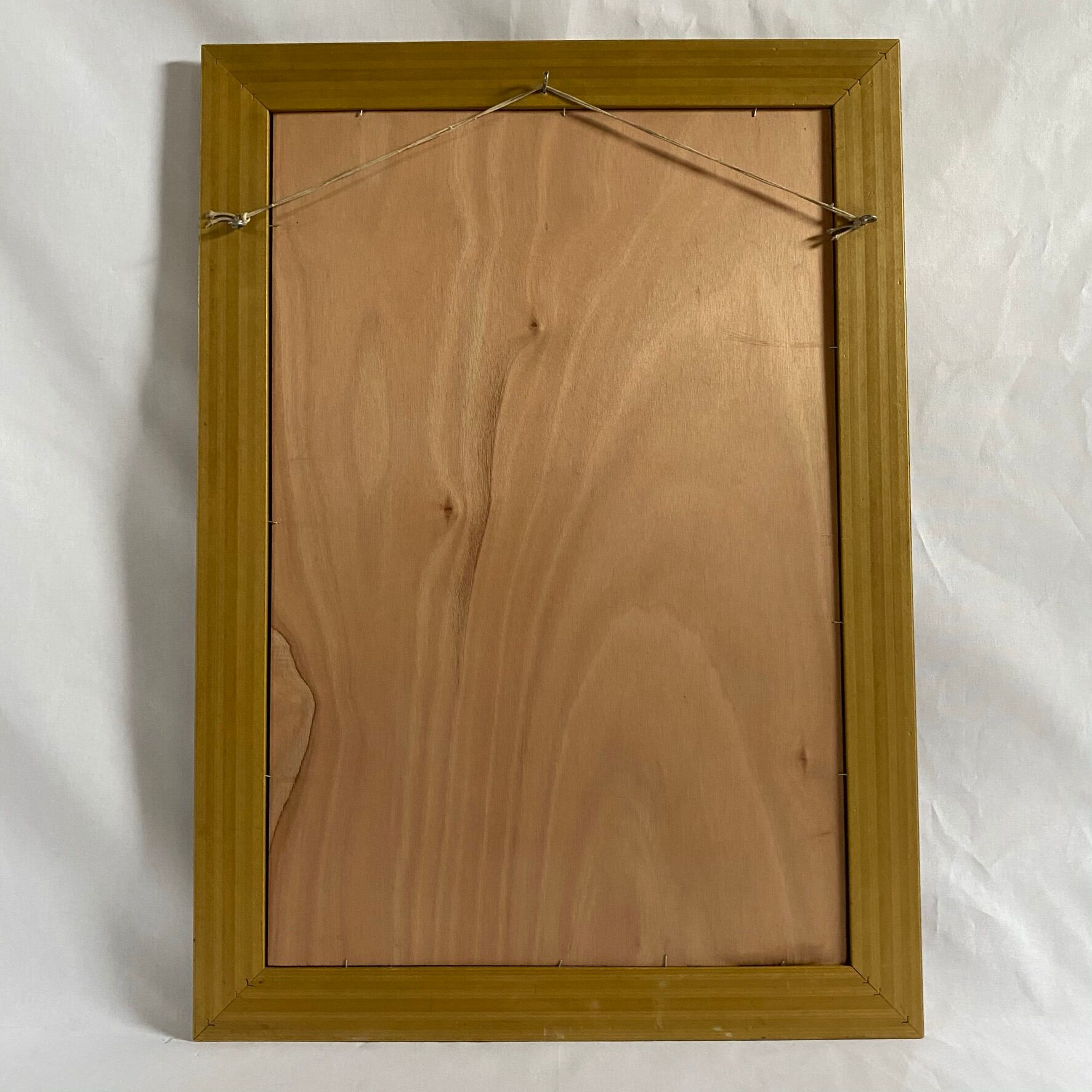 Bevelled mirror with 20th century gold frame - 105x74cm