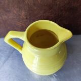Pot à lait, pichet vintage jaune
