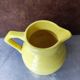 Milk jug, vintage yellow pitcher