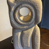 Owl lamp Albert Tormos in Gard stone 60s