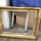 Brass frame fireplace