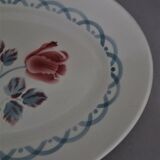 Oval service dish in earthenware Sarreguemines model Cannes