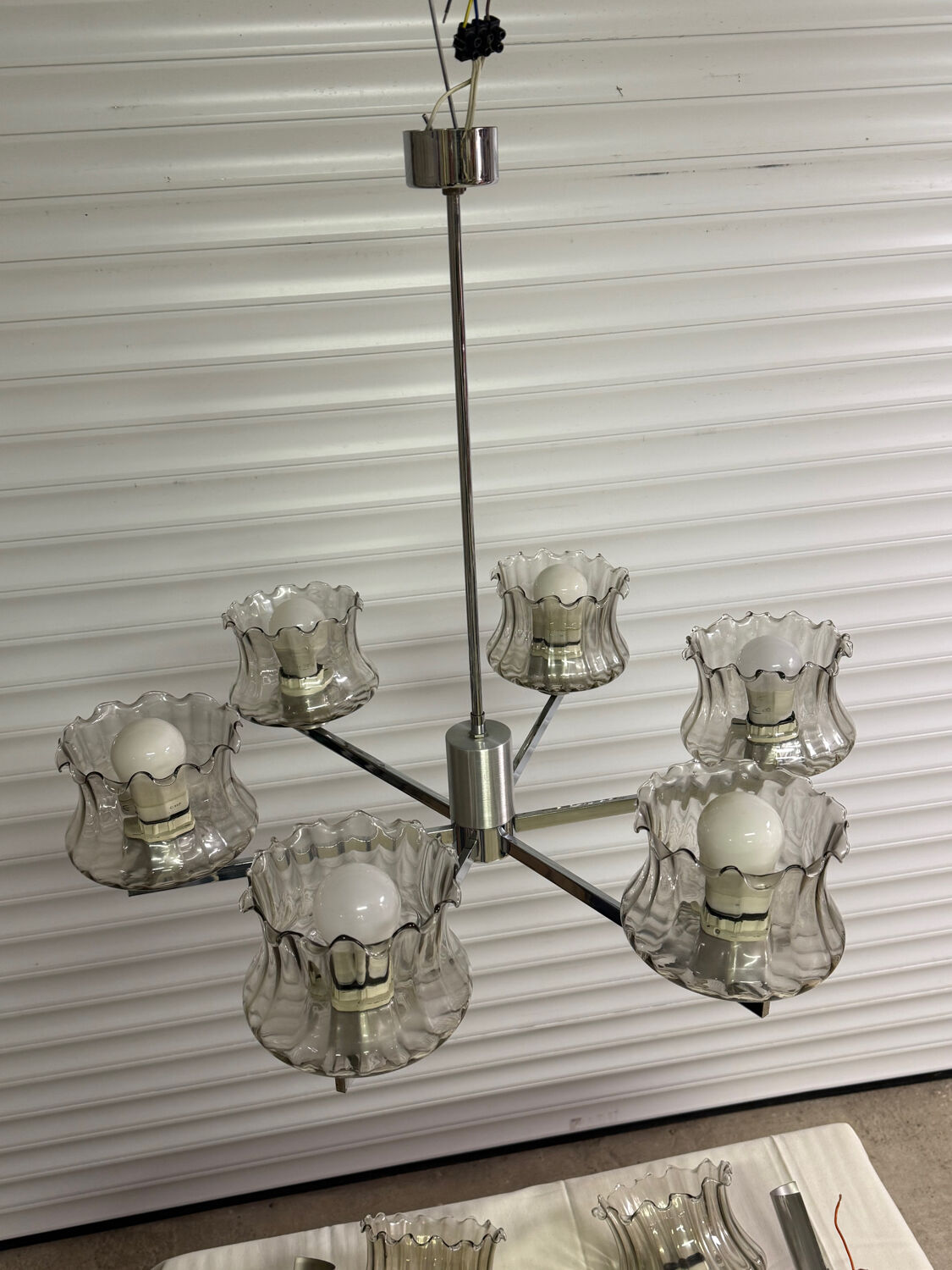 Vintage suspension and wall lights