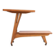 Two tier tray TV table 1950s Holland