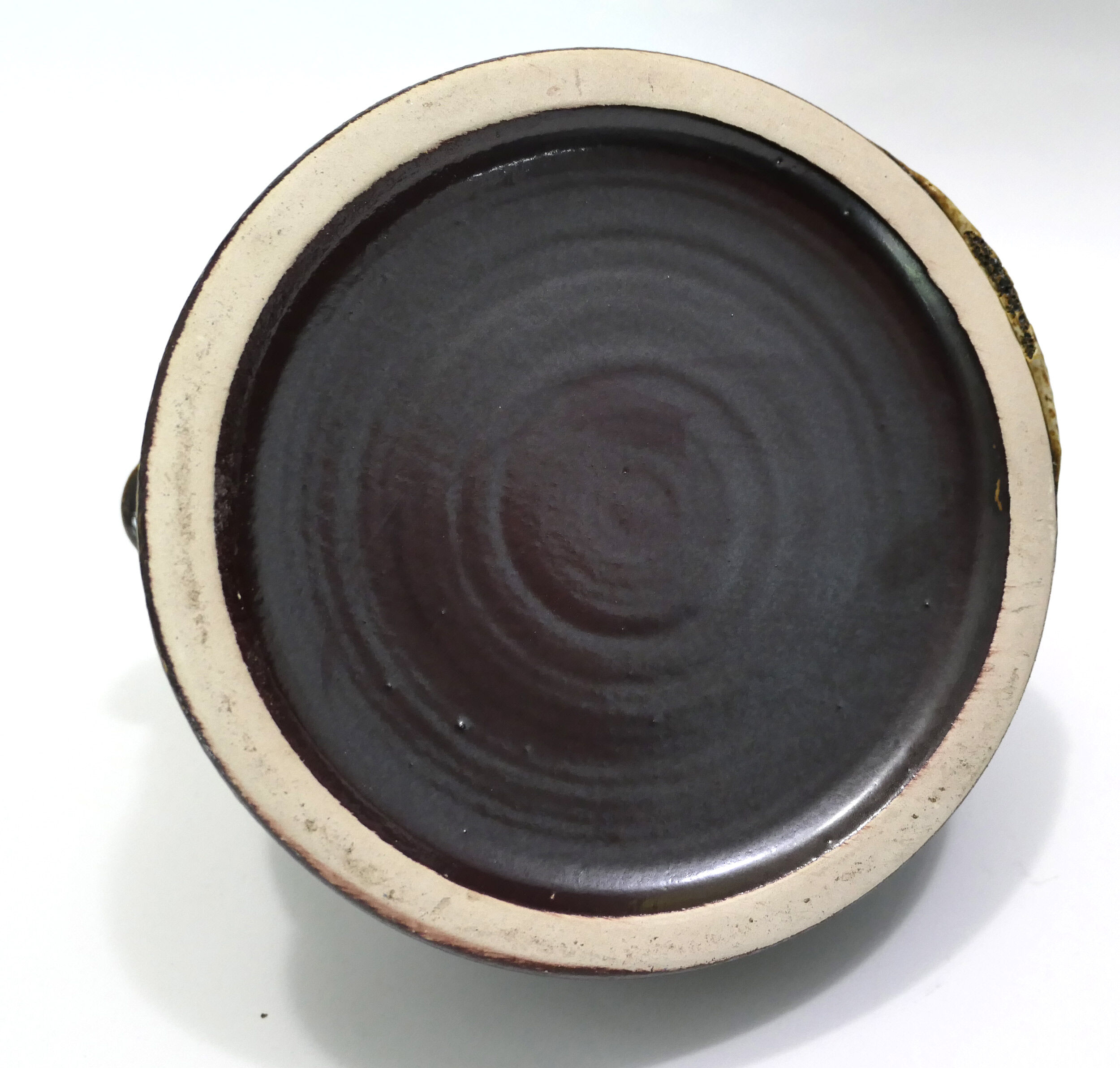 Modernist brutalist ceramic pot 1960s