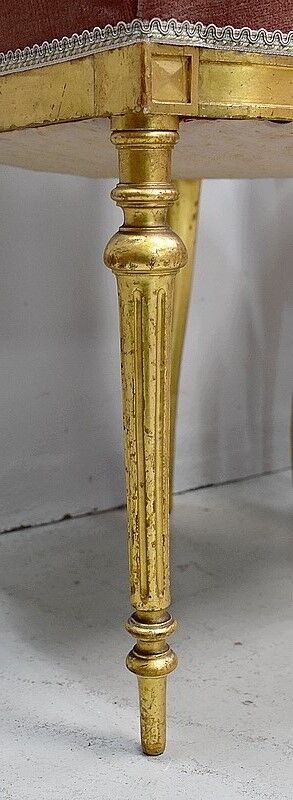 Pair of Golden Wood Chairs Napoleon III Era - Part 2 of the 19th century