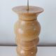 Set of 3 Scandinavian turned wooden candle holders