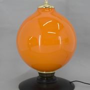 Postmodern orange glass table/floor lamp, 2000s