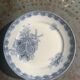 Compotier in earthenware, cartridge model, sarreguemines, u & c, made in france, art deco