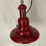 Suspension uccello rouge style lampe pecheur