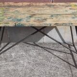 Folding workshop table