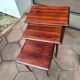 Nesting tables in rosewood, mid-1960s Denmark
