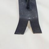 ART POPULAIRE - JUDAICA Menorah Ancien Chandelier 7 bras de lumière en fer forgé