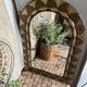 Miroir en laiton 