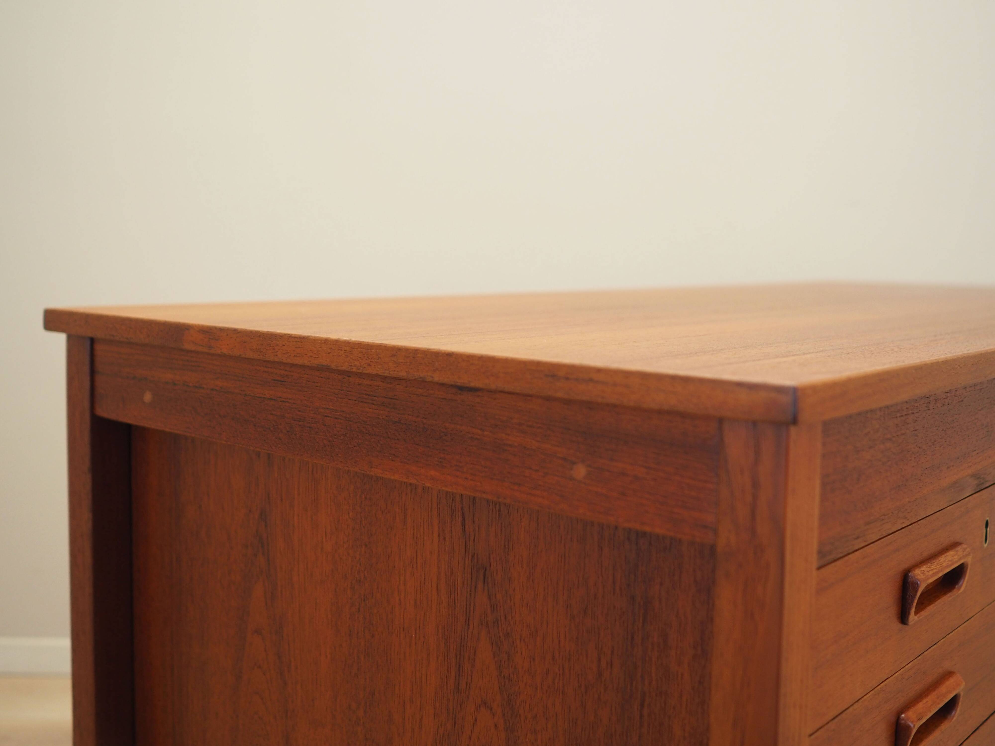 Teak desk, Danish design, 1970s, production: Denmark