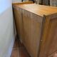 Vintage rattan and oak chest of drawers from the 60s